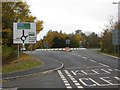 SU4886 : New sign and Roundabout by Bill Nicholls