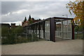 Footbridge leading to Gainsborough Primary School, London E9