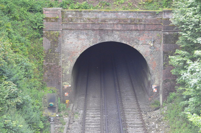 Entrance to The Lydden Tunnel