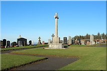NS2515 : Cross of Sacrifice, Dunure Cemetery by Billy McCrorie