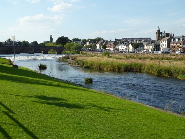 The River Nith and Dumfries