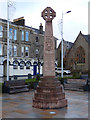 Celtic cross in Colqhoun Square