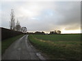 Neswick  Lane  toward  Neswick  Farm