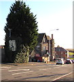 Directions sign in a Penlan Road hedge, Llandough