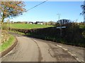 Road junction below Brockmanton Court