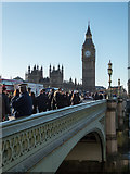 TQ3079 : Looking across Westminster Bridge, London SE1 by Christine Matthews