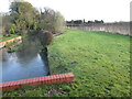 Watton  Beck  flowing  east  from  the  former  Watton  Mill