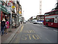 Bus stop and shelter on Regent