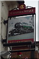 Sign for the Railway Tavern, New Barnet