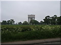 Looking to the water tower