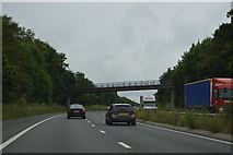 TQ9658 : Bridge over the M2 by N Chadwick
