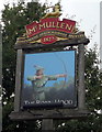 Sign for the Robin Hood public house, Enfield