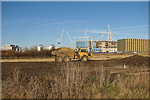 TL4654 : Earth-moving on the Cambridge Biomedical Campus by John Sutton