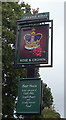 Sign for the Rose & Crown public house, Tewin