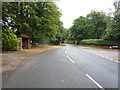 Bus stop and shelter on Orchard Road, Burnham Green