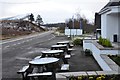 Forecourt at Bridge of Orchy Hotel