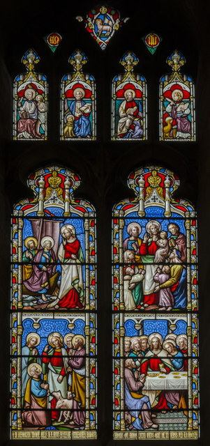 North presbytery aisle window, Peterborough Cathedral
