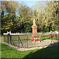 The war memorial in Halvergate