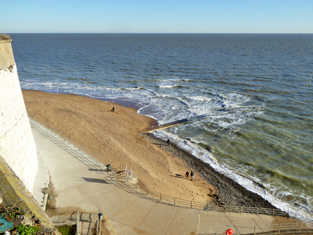 Small Beach Near High Tide Ramsgate C Robin Webster Geograph Britain And Ireland