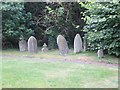 Headstones by the Path