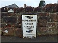 Old milestone in Cardross