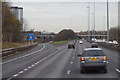 M8 westbound at junction 25