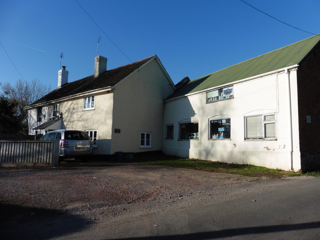 Shop and cottage at Godford Cross