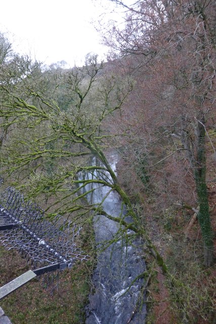 The River Wye from the Chee Dale Viaduct