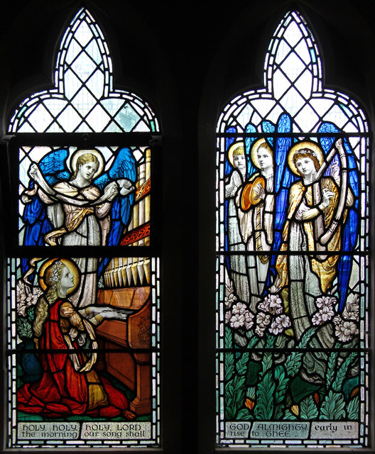 St Matthew, Ashford - Stained glass... © John Salmon :: Geograph ...