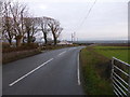 The B5109 heading towards Llangefni