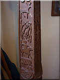 NY0703 : Wooden copy of Viking cross, St Mary's Church, Gosforth by Karl and Ali