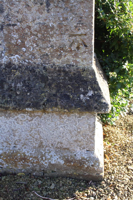 Benchmark on tower buttress of St John the Evangelist