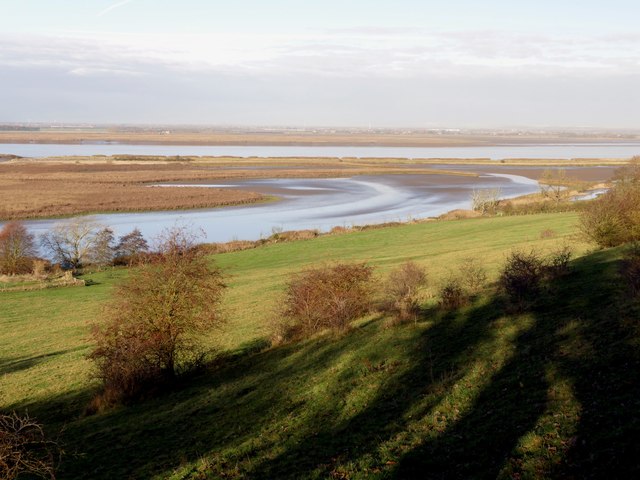 View over Alkborough Flats