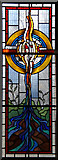 TQ0371 : St Mary, Staines - Stained glass window by John Salmon