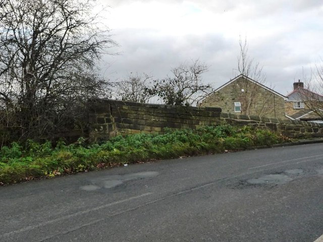 Western bridge parapet, Station Road, Little Lewden