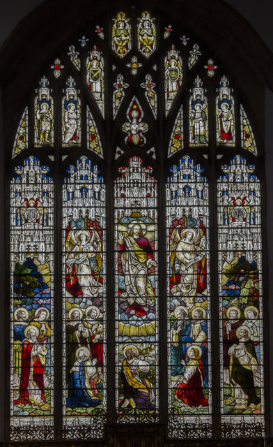 East window, St John the Baptist church, Peterborough