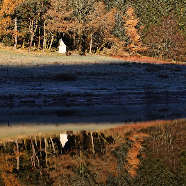 Loch of the Lowes reflections