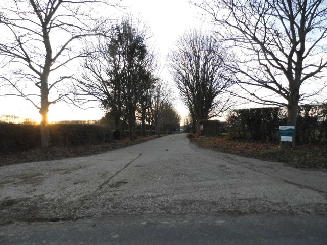 The entrance to Norwood Place Farm, Mynthurst