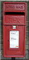 Close up, Elizabeth II postbox on The Street, Gazeley