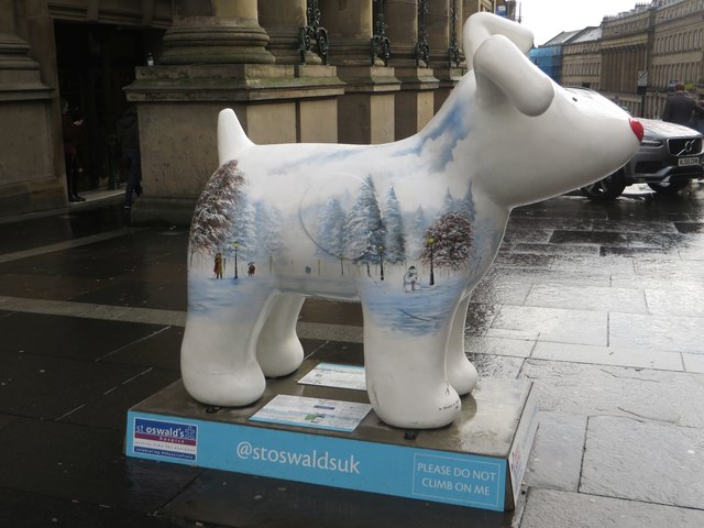 Great North Snowdog Arthur, Grey Street, Newcastle upon Tyne
