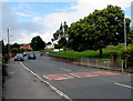 Towards a bend in Aberthaw Road, Alway, Newport