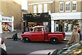 View of a Chevrolet pick-up truck on Portobello Road