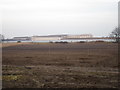 View towards warehouses off Weeland Road