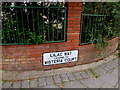 Monolingual street name sign, Lilac Way, Wrexham