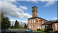 Clock tower at former Parkside Hospital, Macclesfield