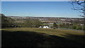 Newcastle under Lyme - View NE towards Keele Rd Roundabout from The Cloughs trig point