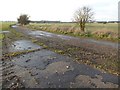 SO9043 : Perimeter road, Defford Airfield by Philip Halling