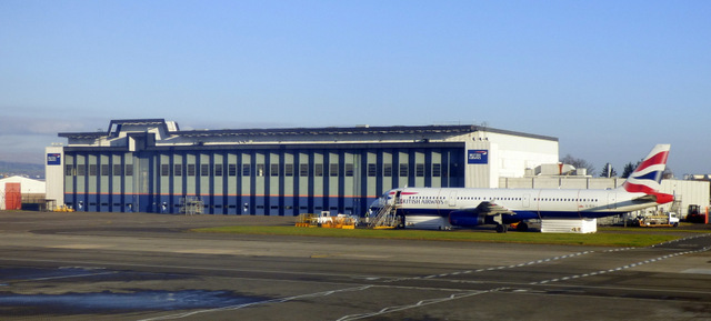 British Airways Hangar at Glasgow Airport