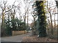 The entrance to Barfield Farm, Charlwood