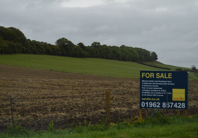 Land for sale \u00a9 N Chadwick :: Geograph Britain and Ireland